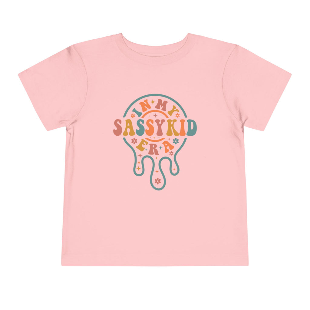 Sassy Kid Toddler Tee — Retro Drip Graphic