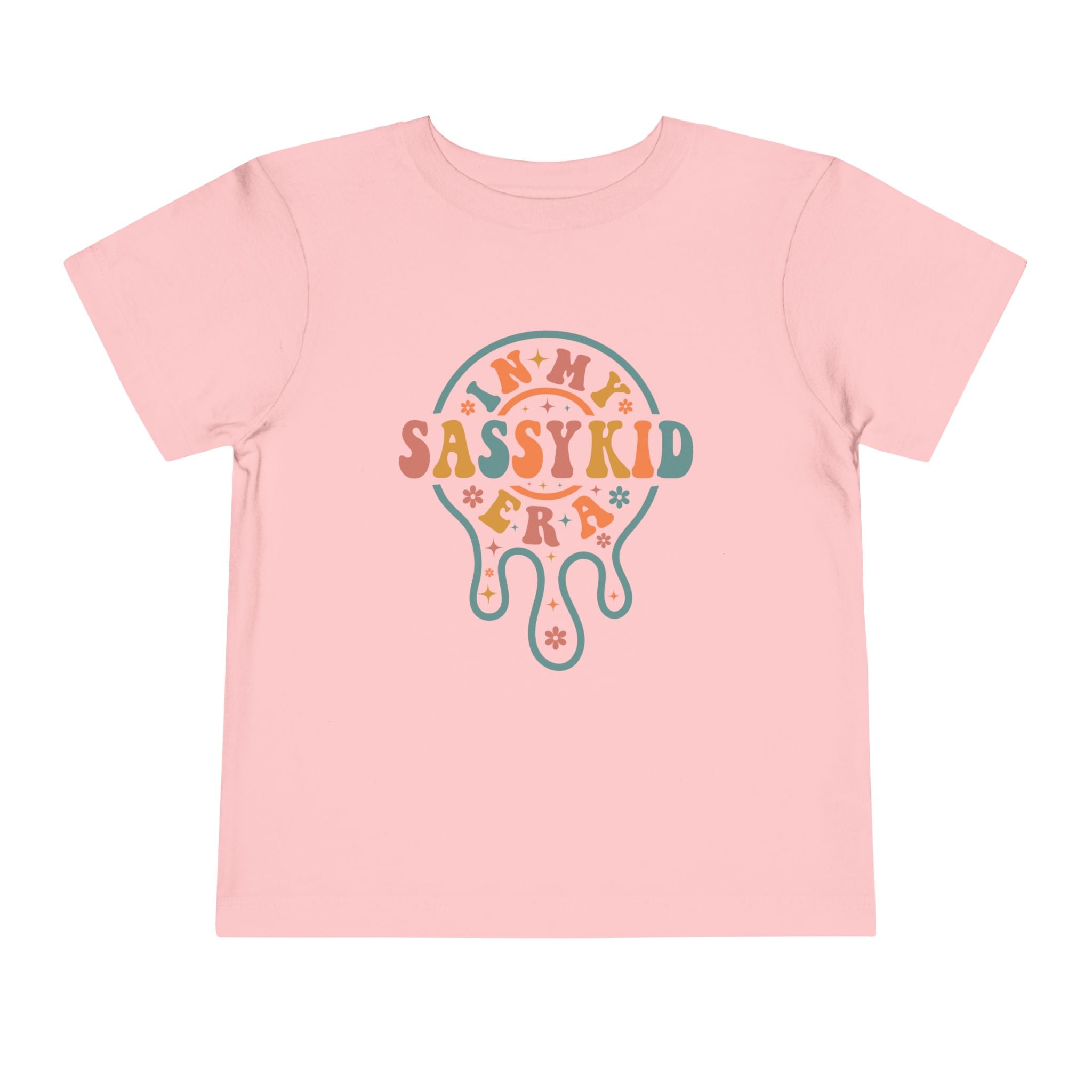Sassy Kid Toddler Tee — Retro Drip Graphic