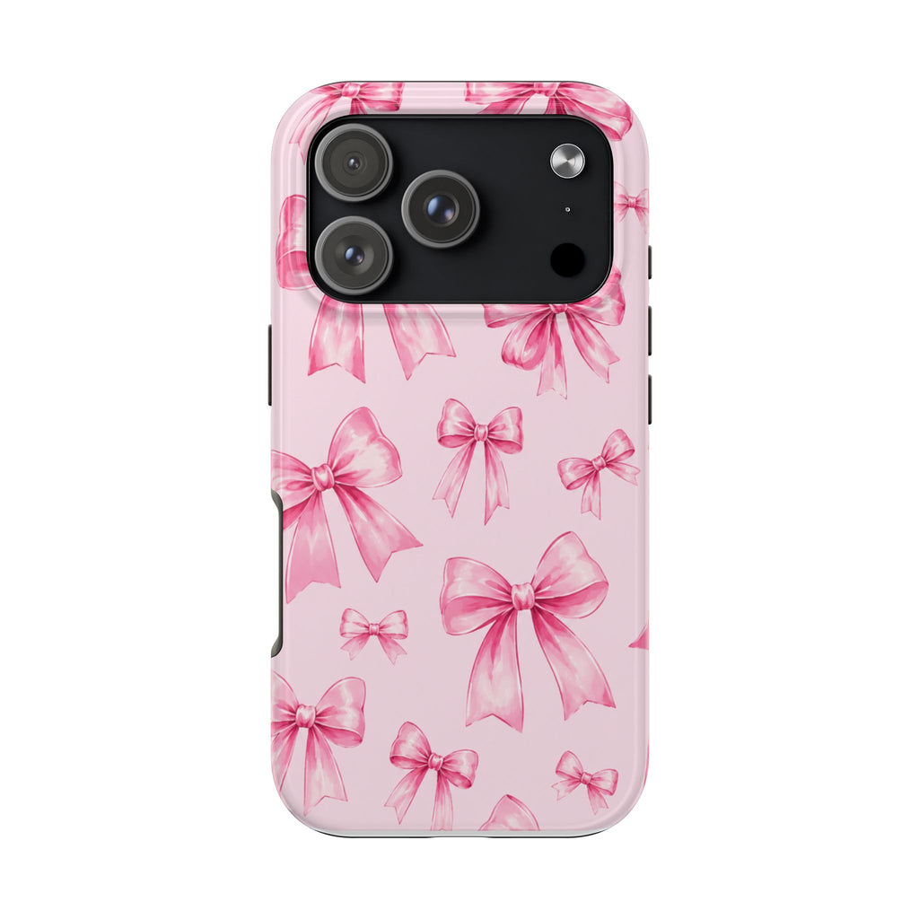 Pink Bow Tough Phone Case