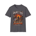 Pipeline Workers Sunset T-Shirt — "Built to Keep It Flowing" Oil & Gas Tee
