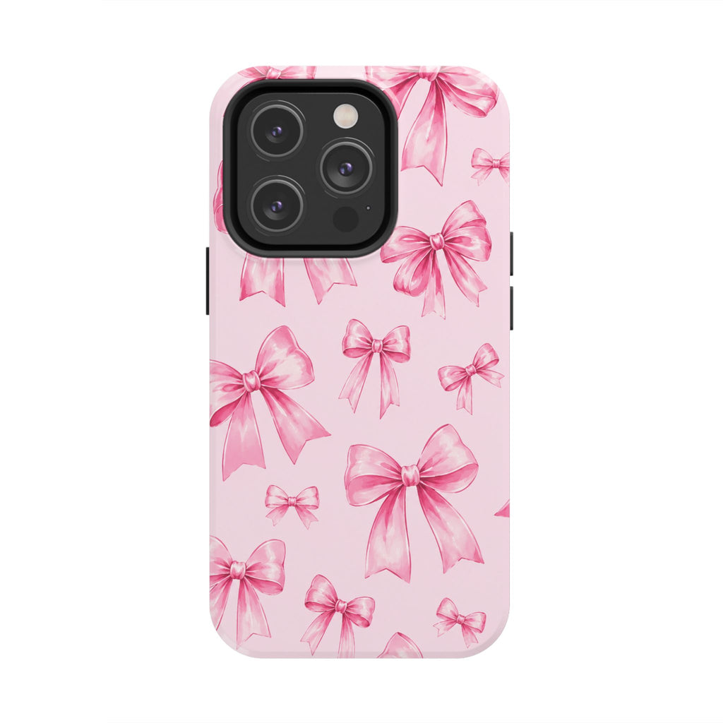 Pink Bow Tough Phone Case