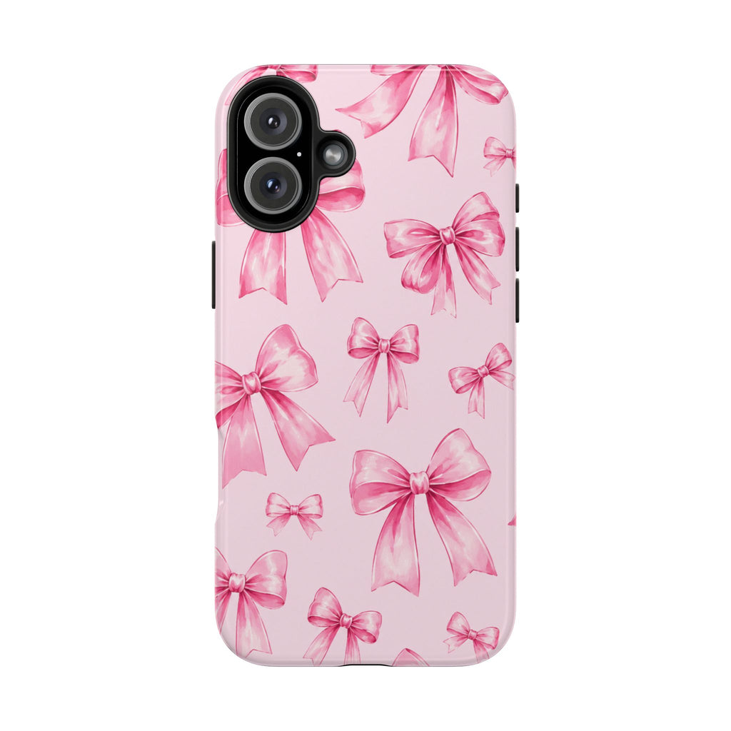 Pink Bow Tough Phone Case