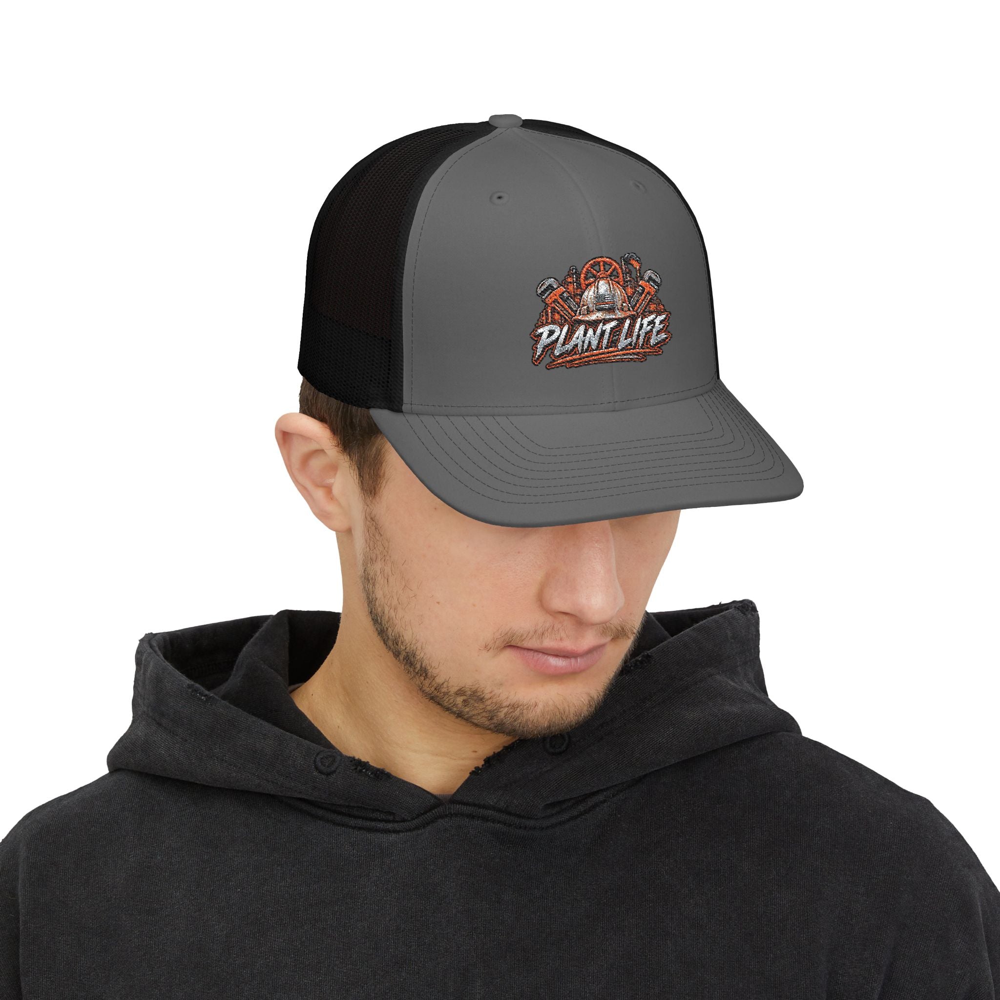 Plant Life Trucker Cap — Vintage Gardening Snapback Hat