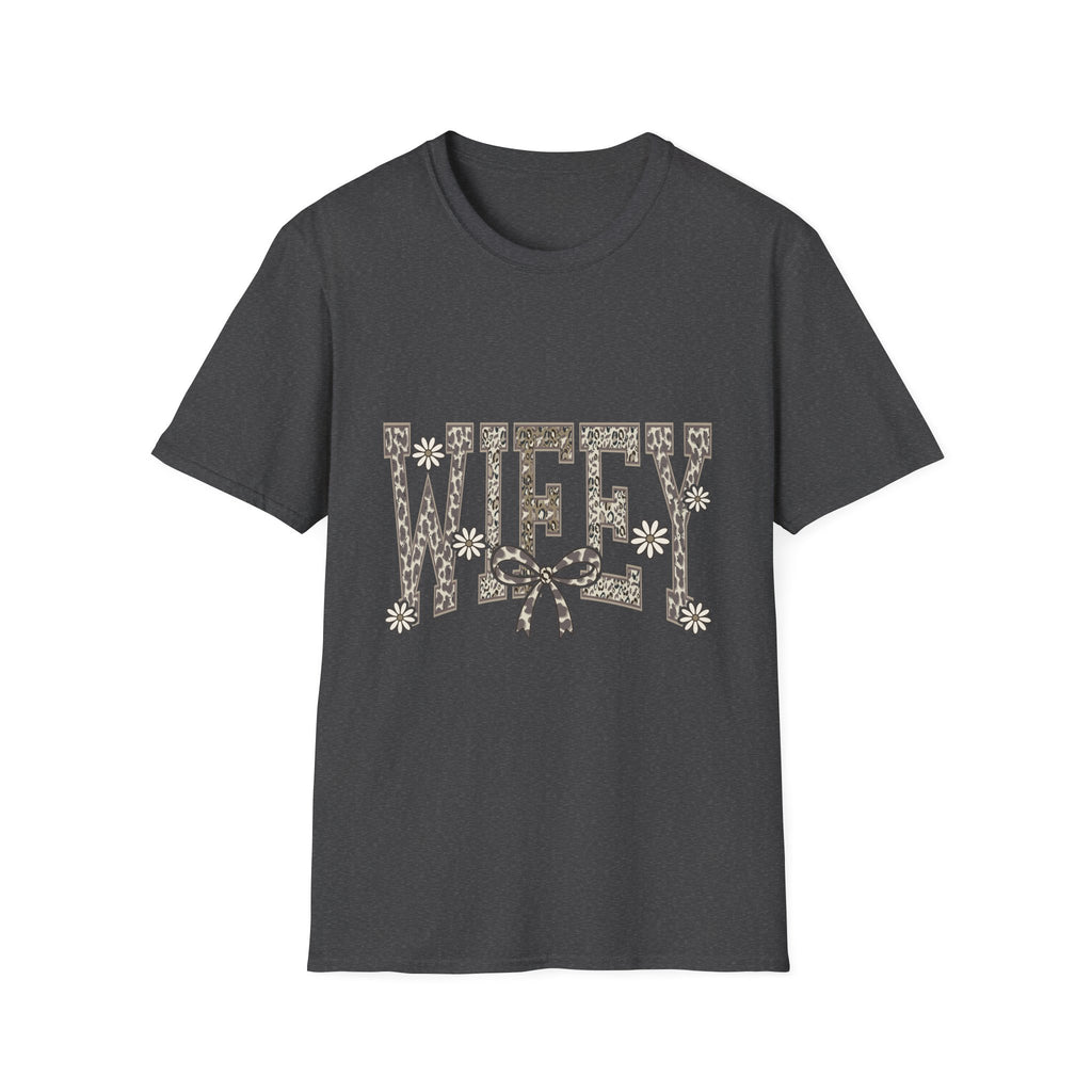 Wifey Leopard Floral T-Shirt