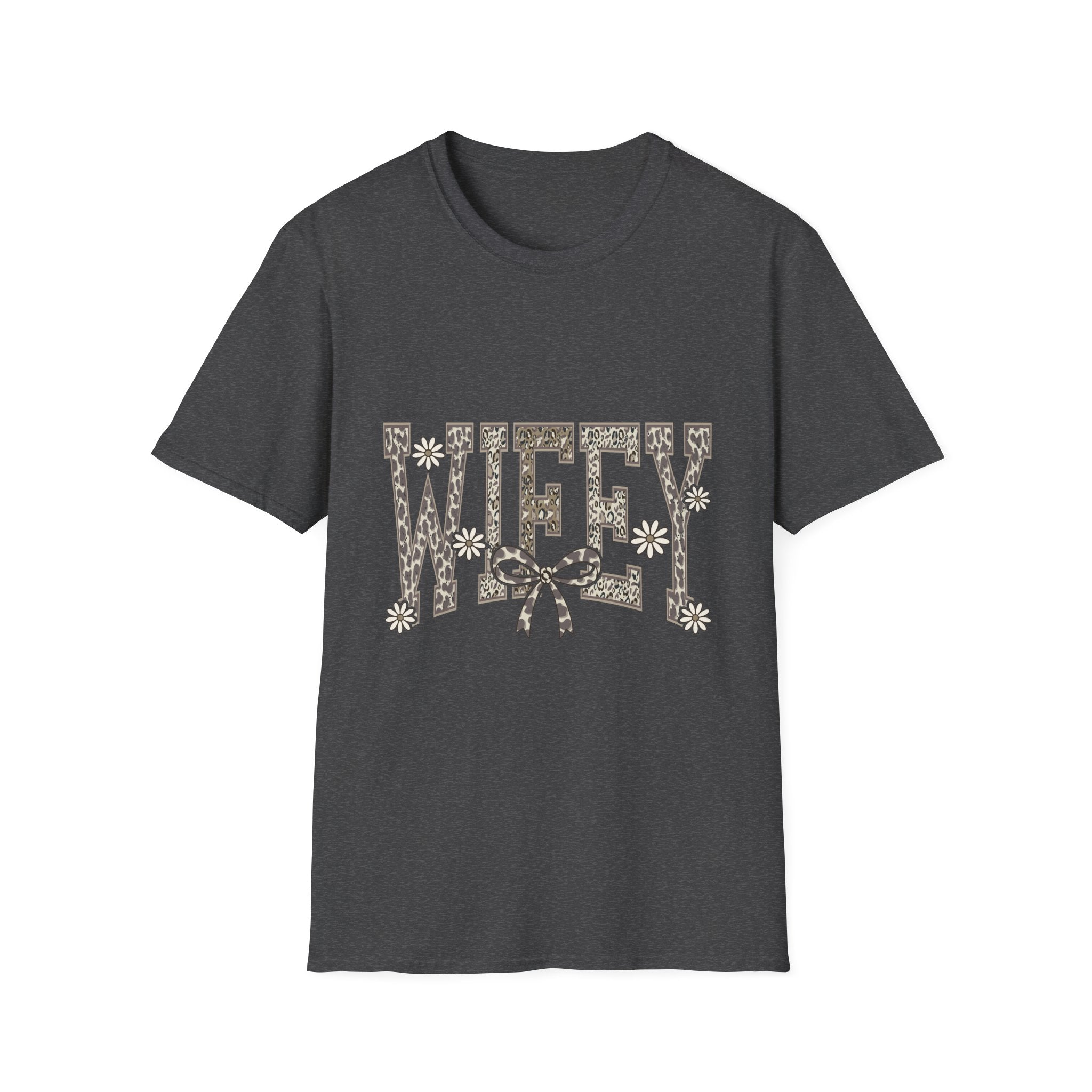 Wifey Leopard Floral T-Shirt