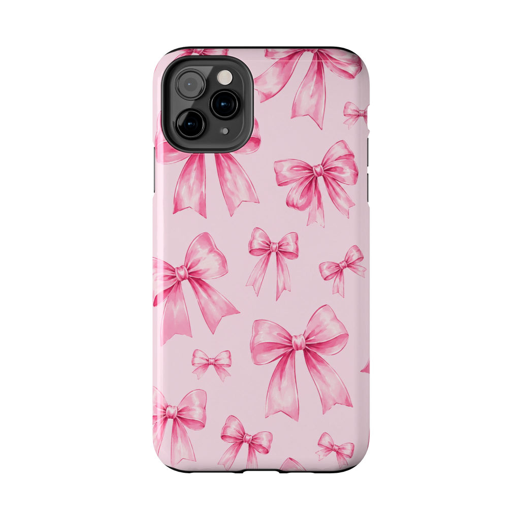 Pink Bow Tough Phone Case