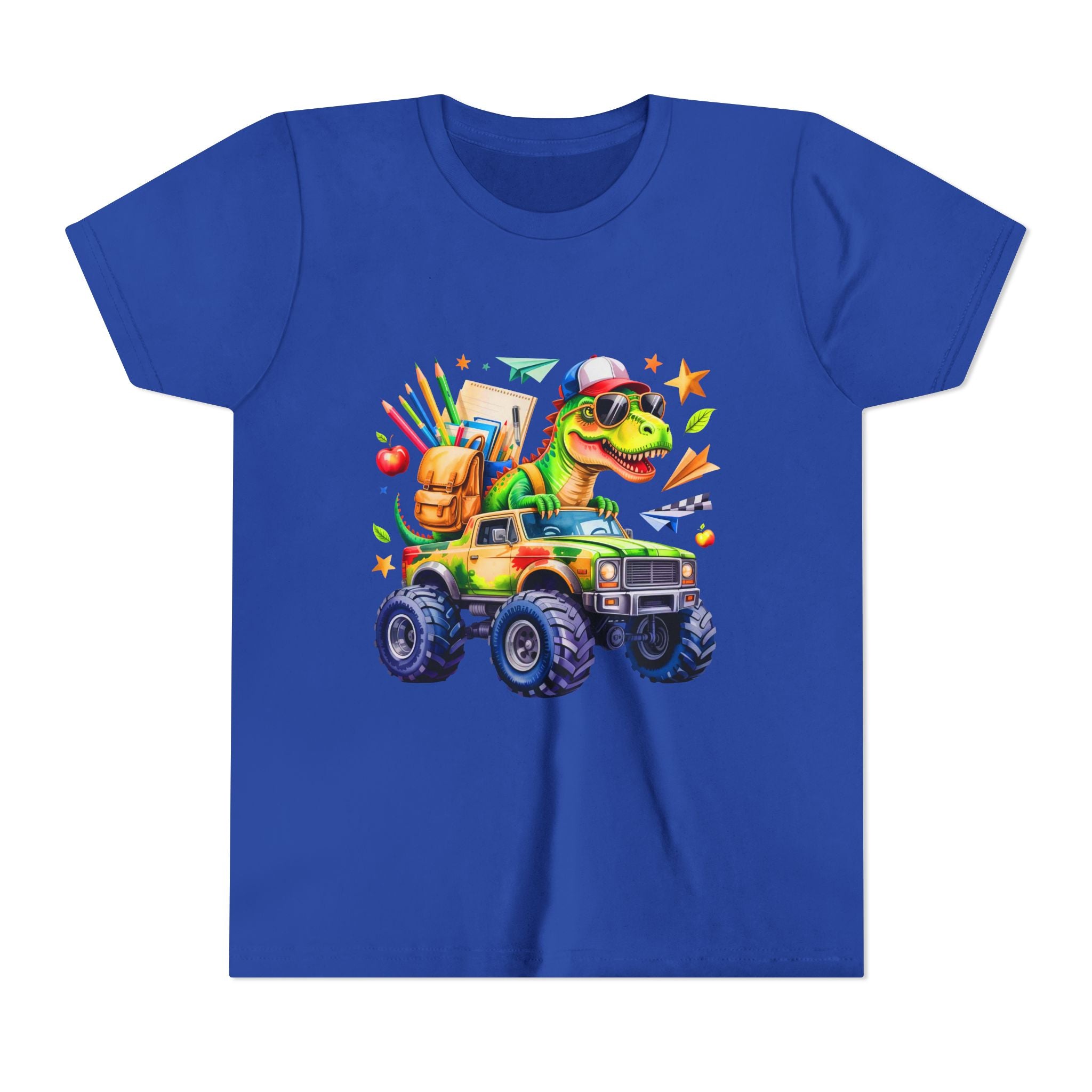Dino School Monster Truck Kids Tee