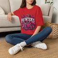 Painter's Wife T-Shirt — Floral Skull & Leopard Print Artist Wife Tee