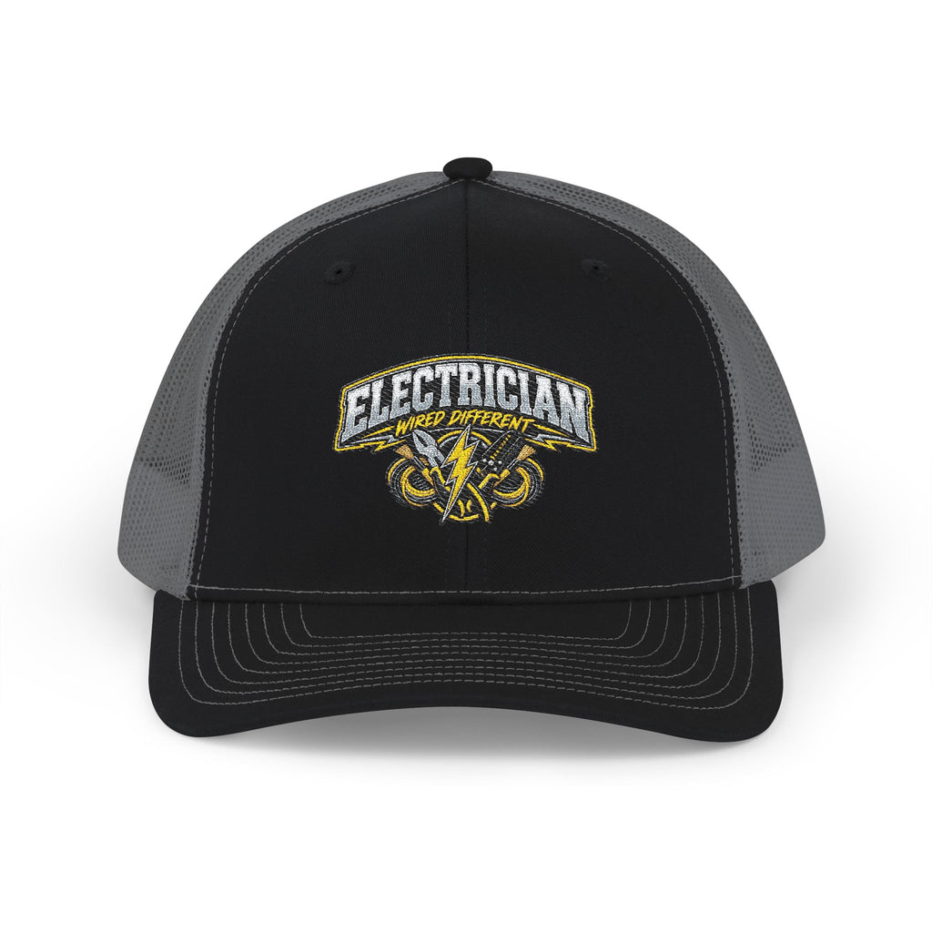 Electrician Trucker Cap – Embroidered Snapback Work Hat