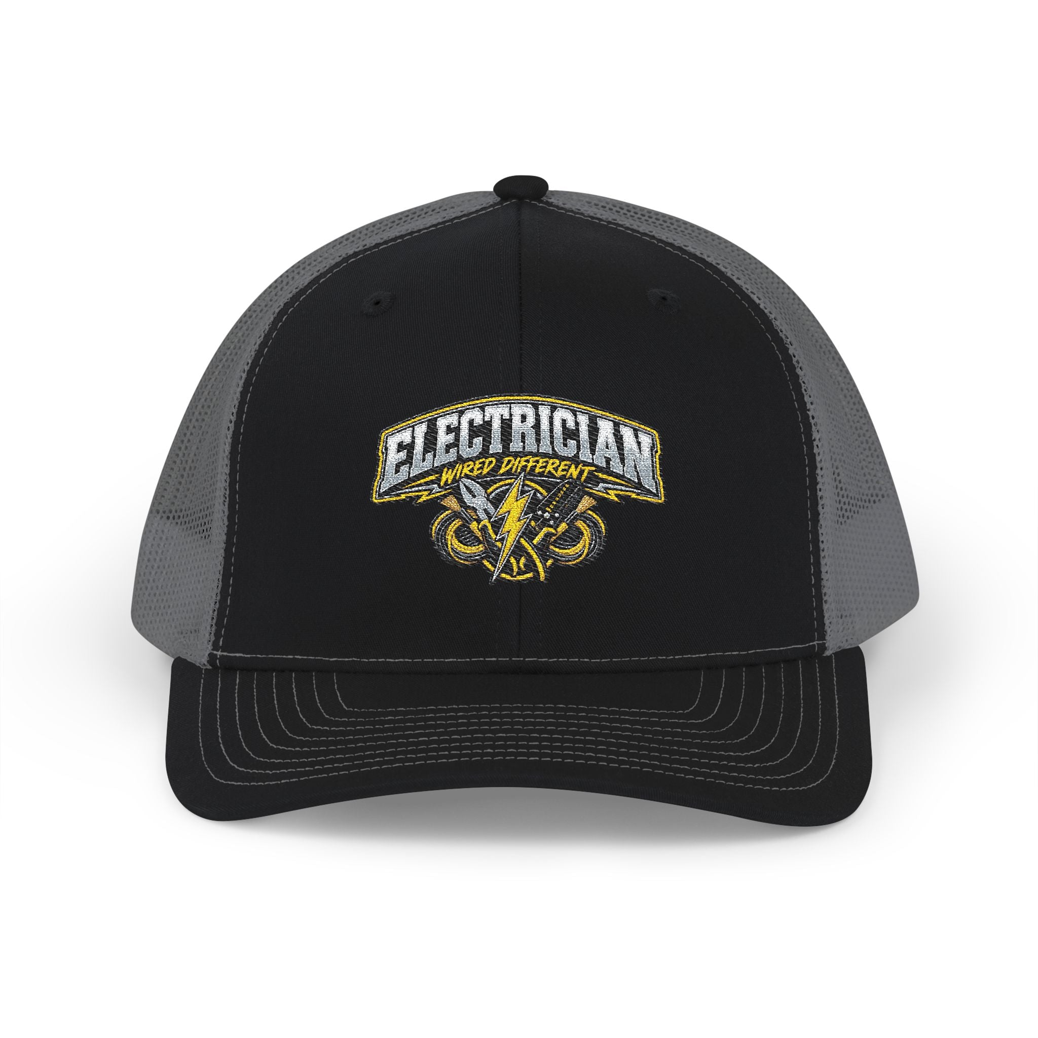 Electrician Trucker Cap – Embroidered Snapback Work Hat