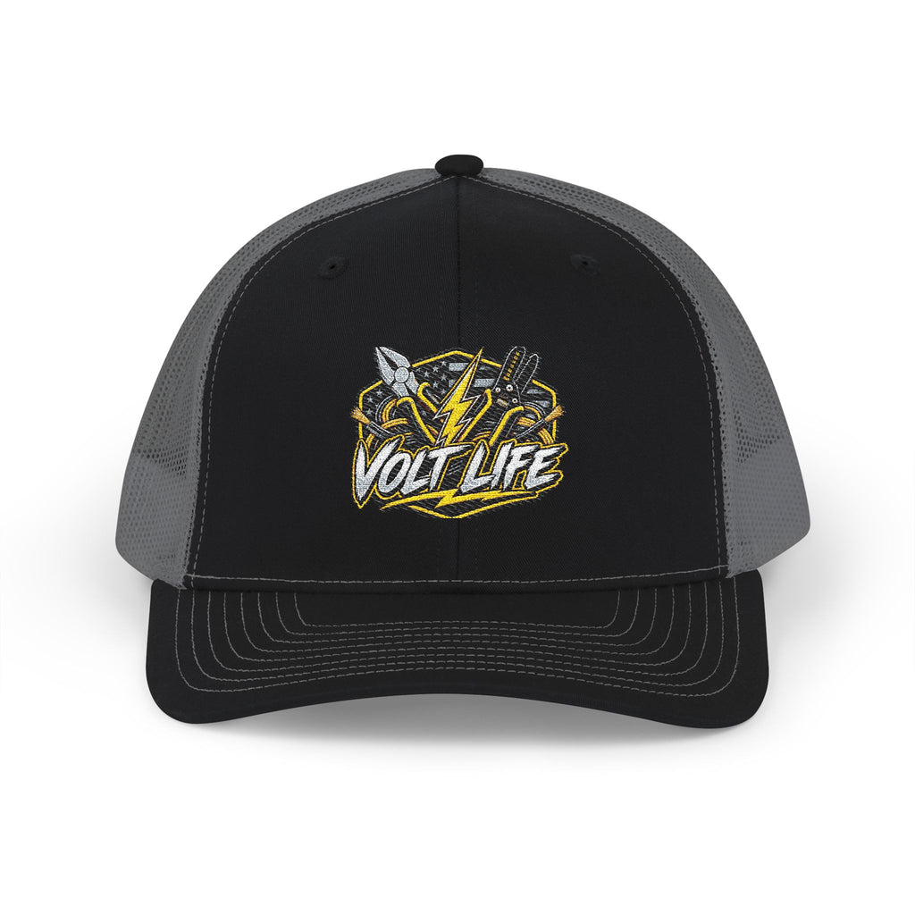 Volt Life Trucker Cap – Electric Bolt Logo Snapback Hat
