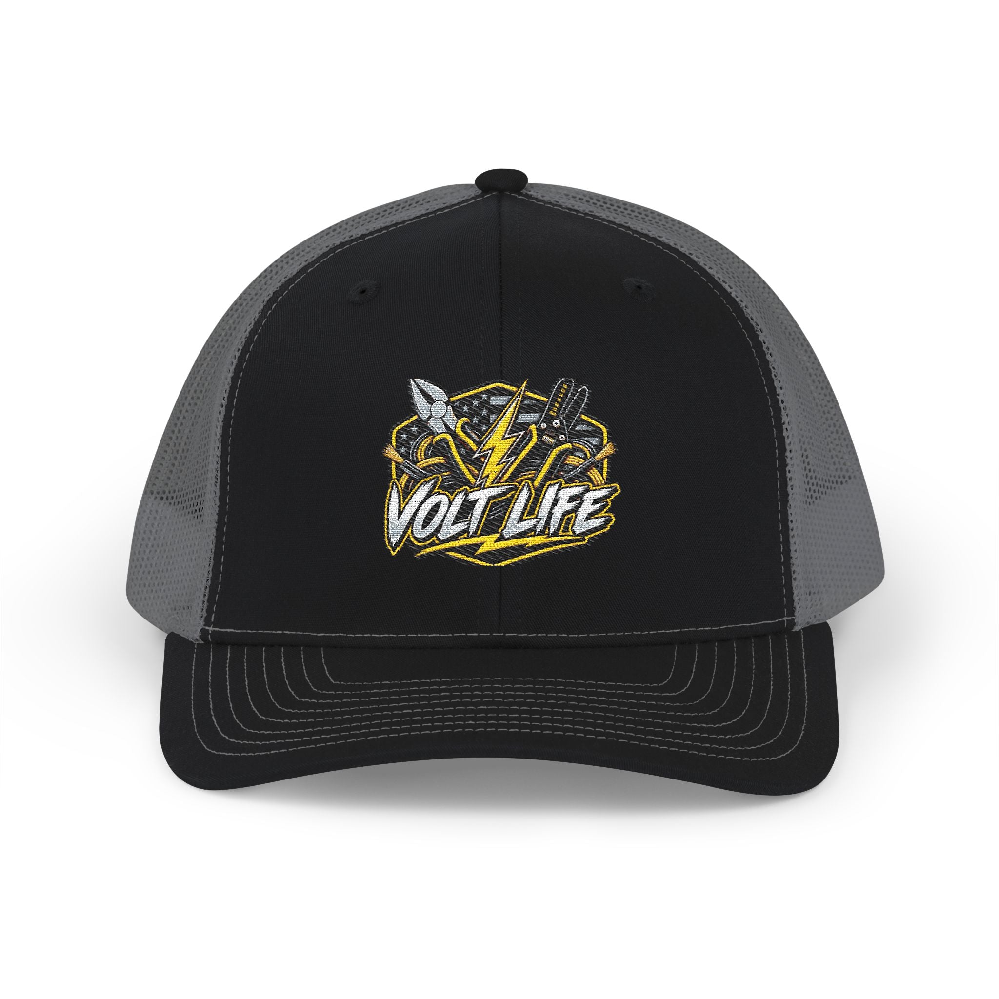 Volt Life Trucker Cap – Electric Bolt Logo Snapback Hat