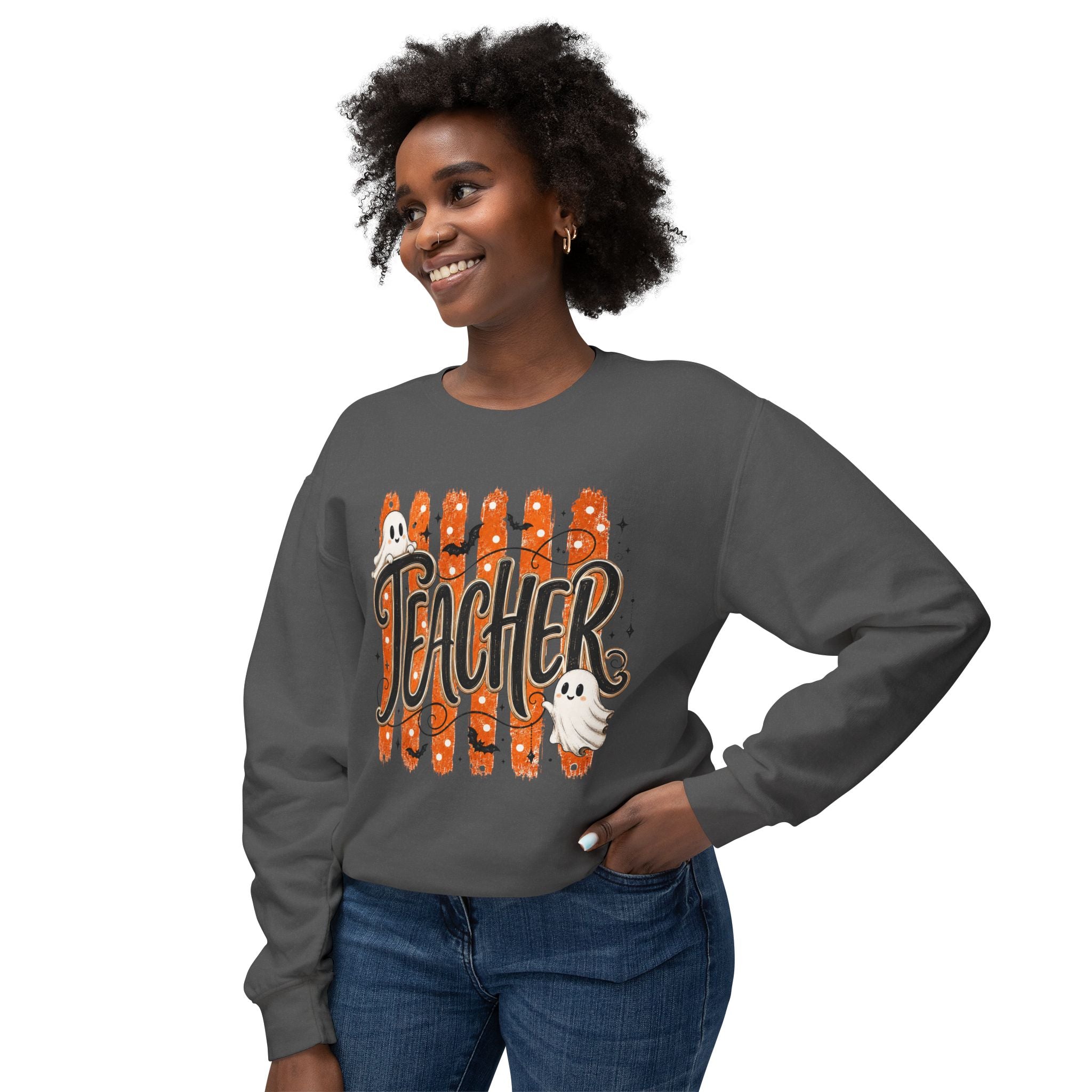 Teacher Ghost Halloween Sweatshirt