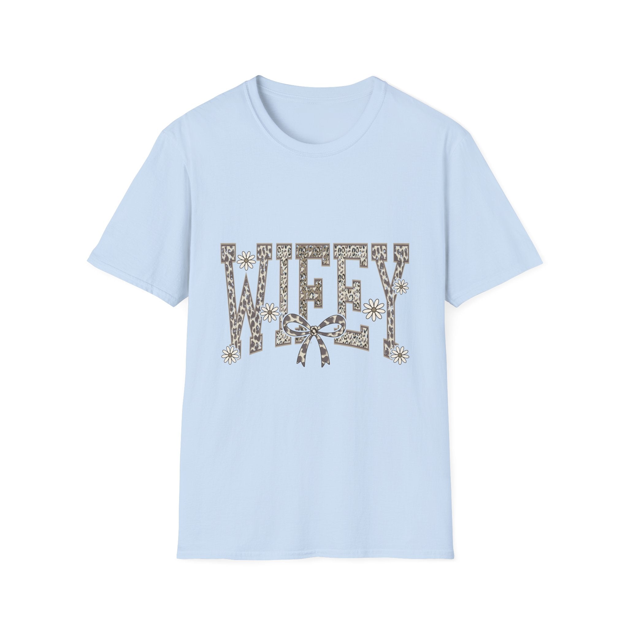 Wifey Leopard Floral T-Shirt