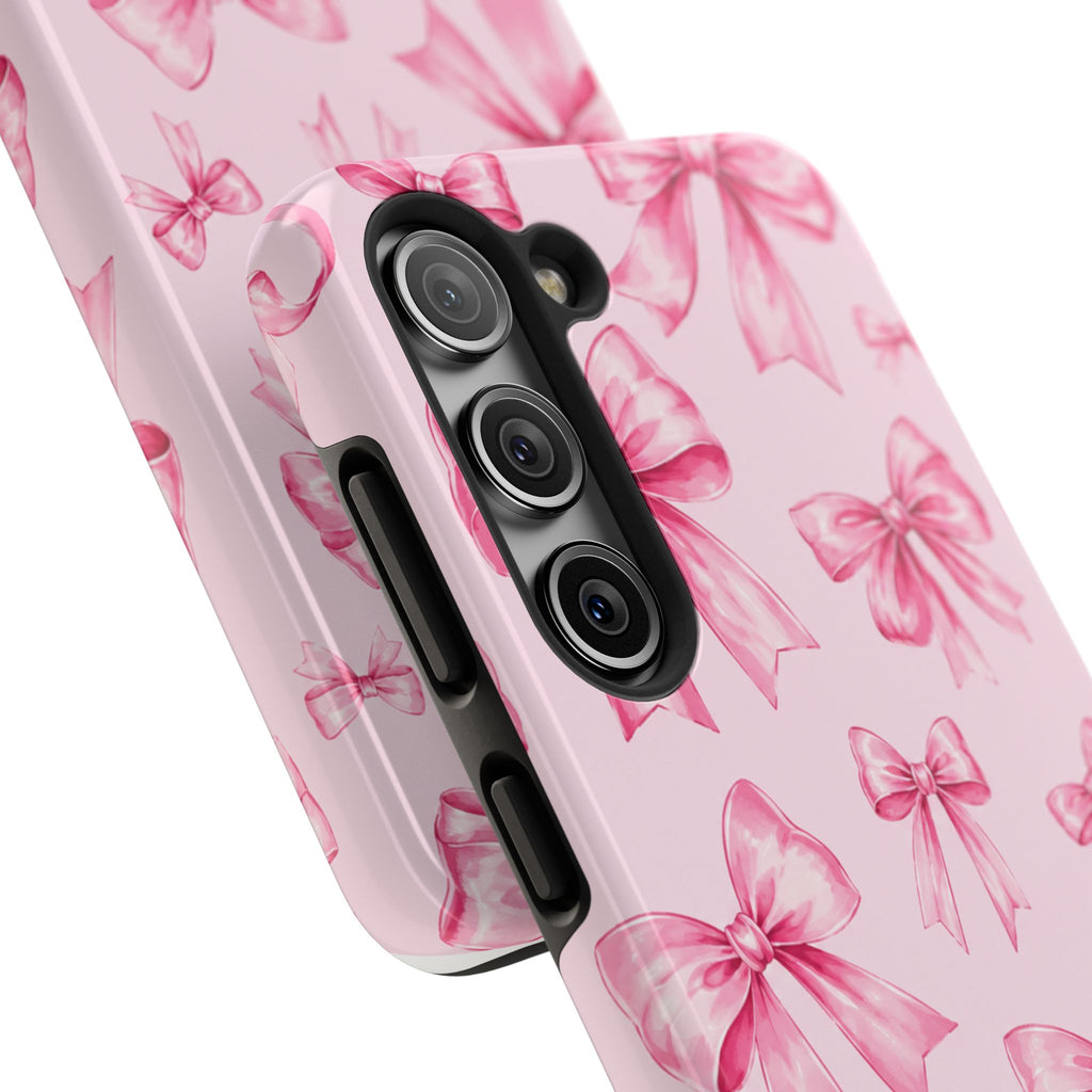 Pink Bow Tough Phone Case