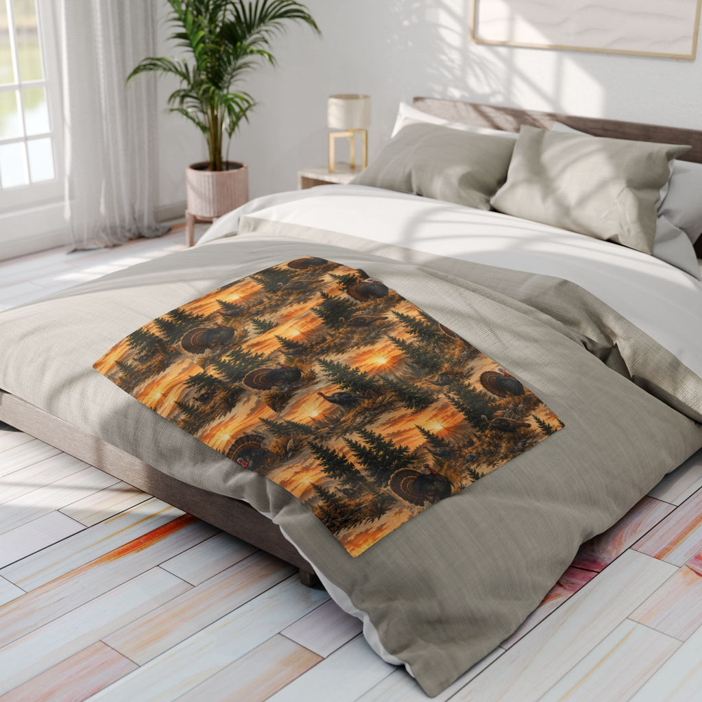 Arctic Fleece Blanket- Turkey Sunset