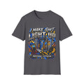 Electrician T-Shirt — "I Make Shit Light Up" Graphic Tee