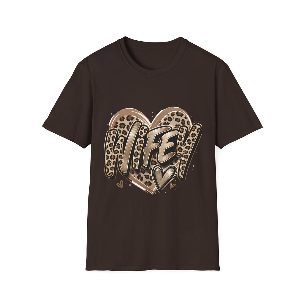 Mom Heart Leopard T‑Shirt