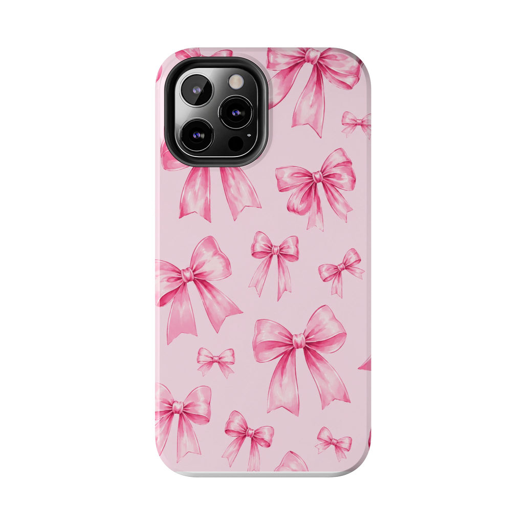 Pink Bow Tough Phone Case