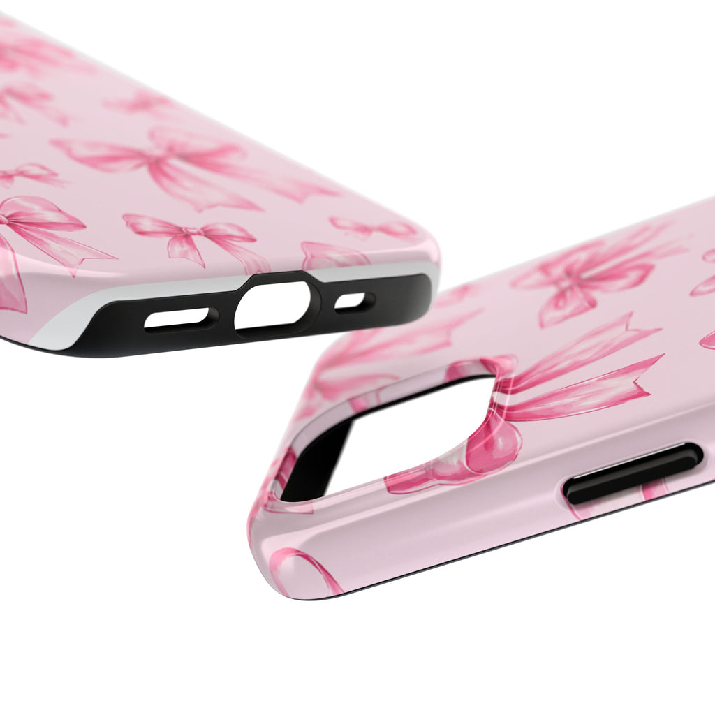 Pink Bow Tough Phone Case