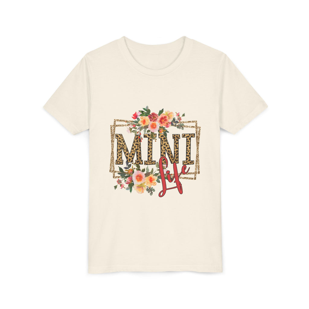 Mini Me Floral Leopard Youth Tee