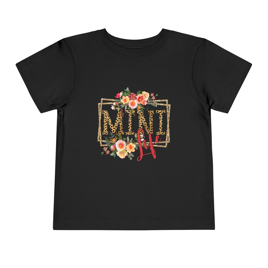 Mini Life Floral Leopard Toddler Tee