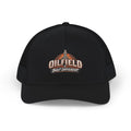 Oilfield Trucker Cap - Retro Boom Lift Logo Snapback Hat