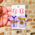 LSU Pinstripe Jersey - Geaux Tigers