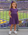 LSU Tiger Eye Dress with Pockets