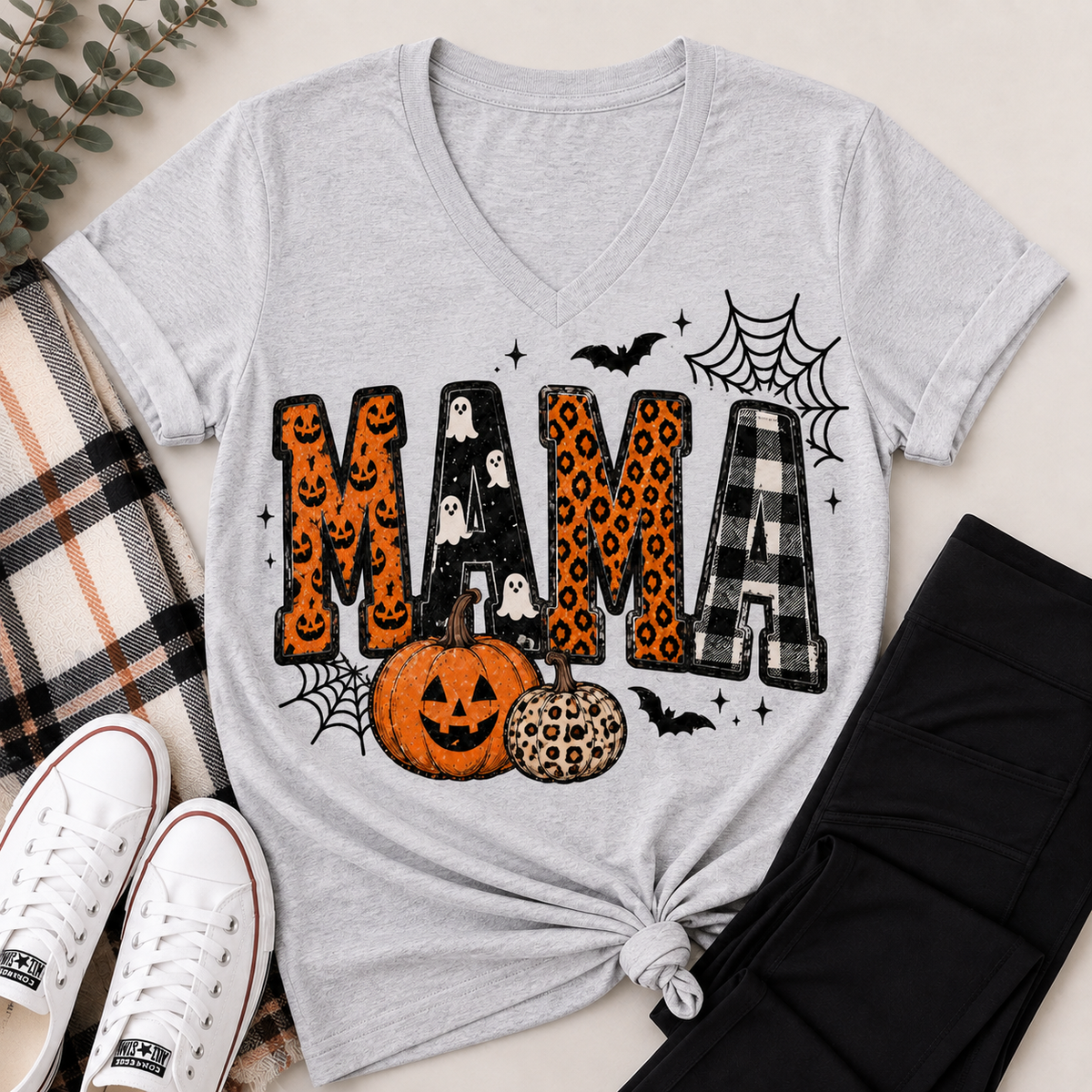 Mama Halloween Graphic Apparel