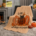 With God All Things - Halloween Blankets