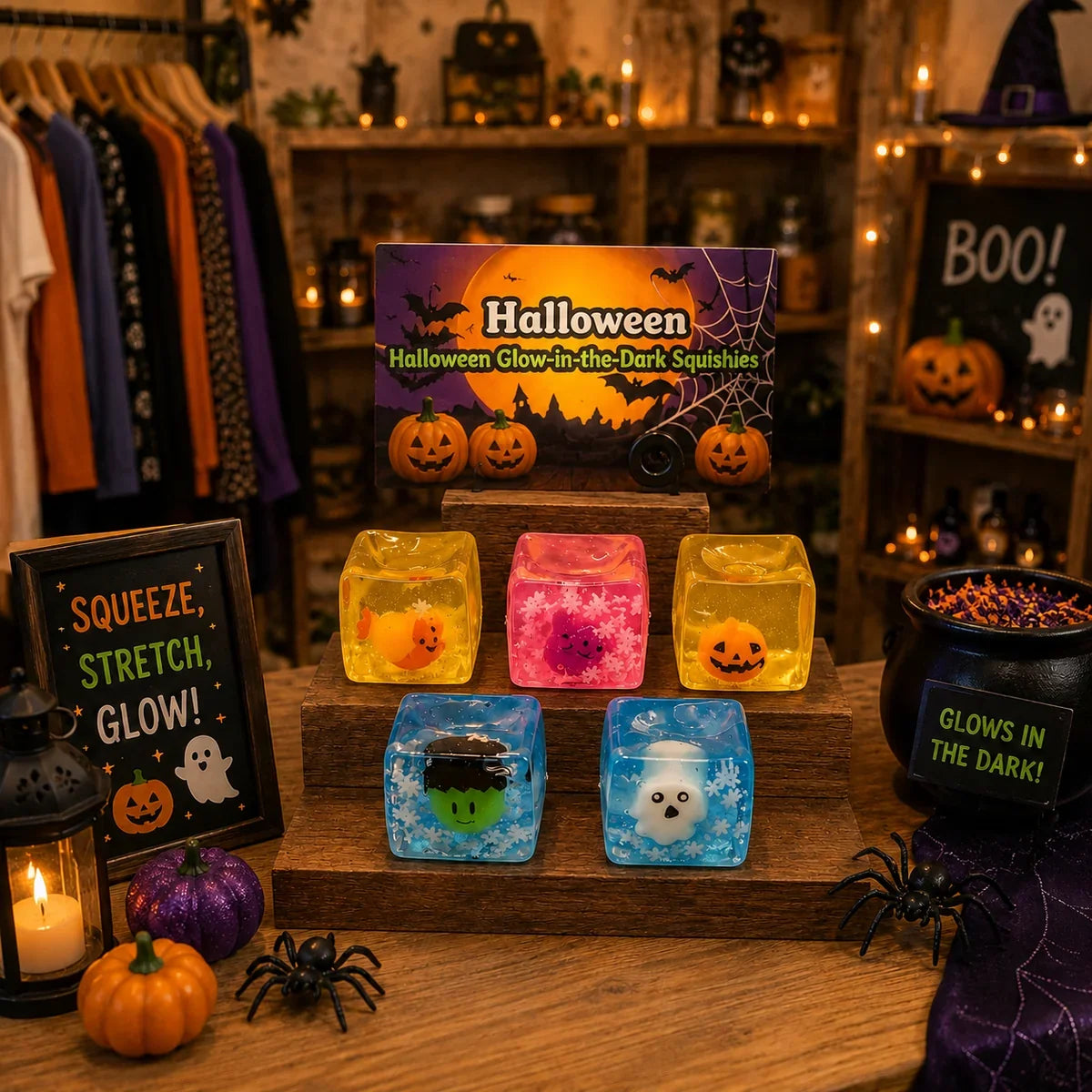 HALLOWEEN THEMED CUBE SQUISHES