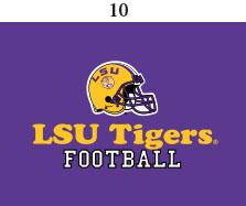 LSU Infant Lap Shoulder Creeper Print