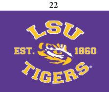 LSU Infant Lap Shoulder Creeper Print
