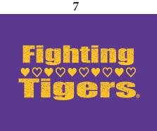 LSU Infant Lap Shoulder Creeper Print