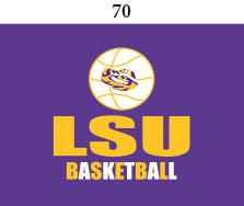 LSU Infant Lap Shoulder Creeper Print