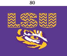 LSU Infant Lap Shoulder Creeper Print