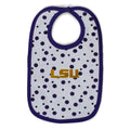 LSU Polka Dot Bib