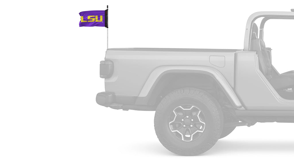LSU 11"x17" Forever Wave Flag for Jeep Wrangler JLU 4-Door 2018-Present