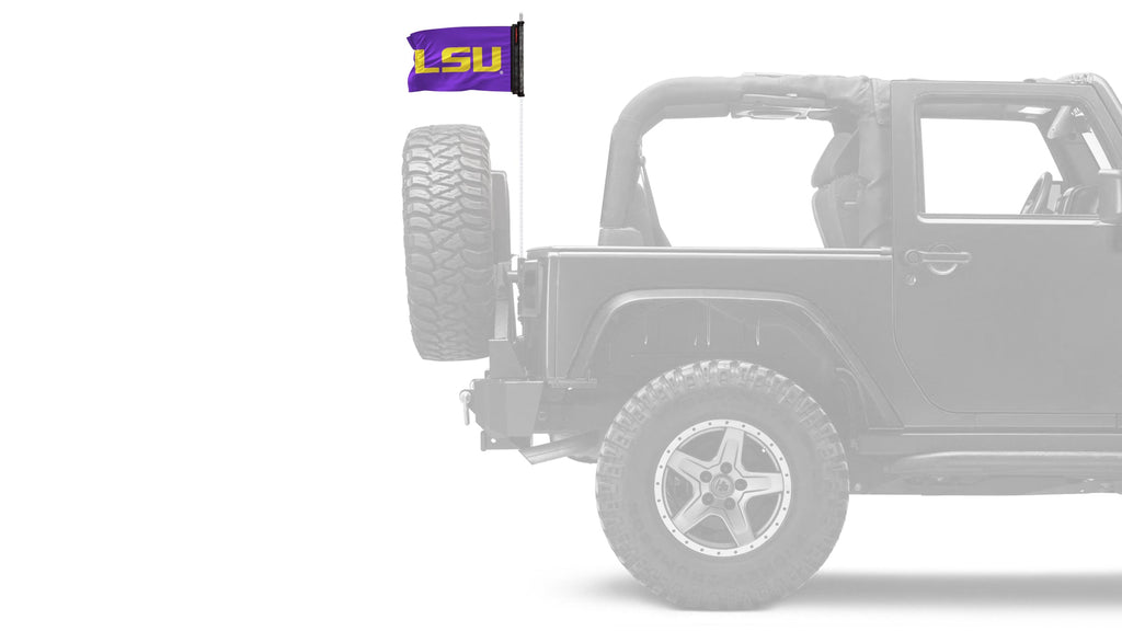 LSU 11"x17" Forever Wave Flag