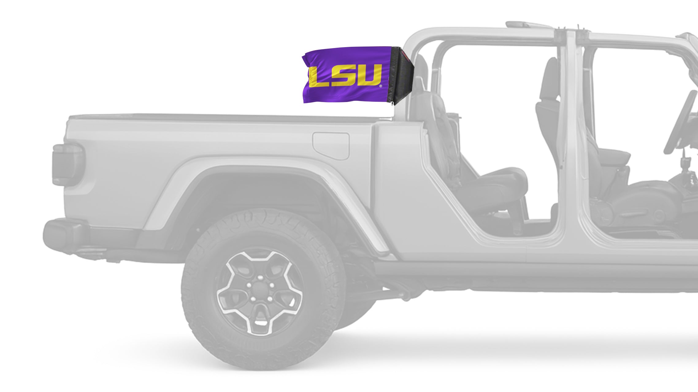 LSU 11"x17" Forever Wave Flag