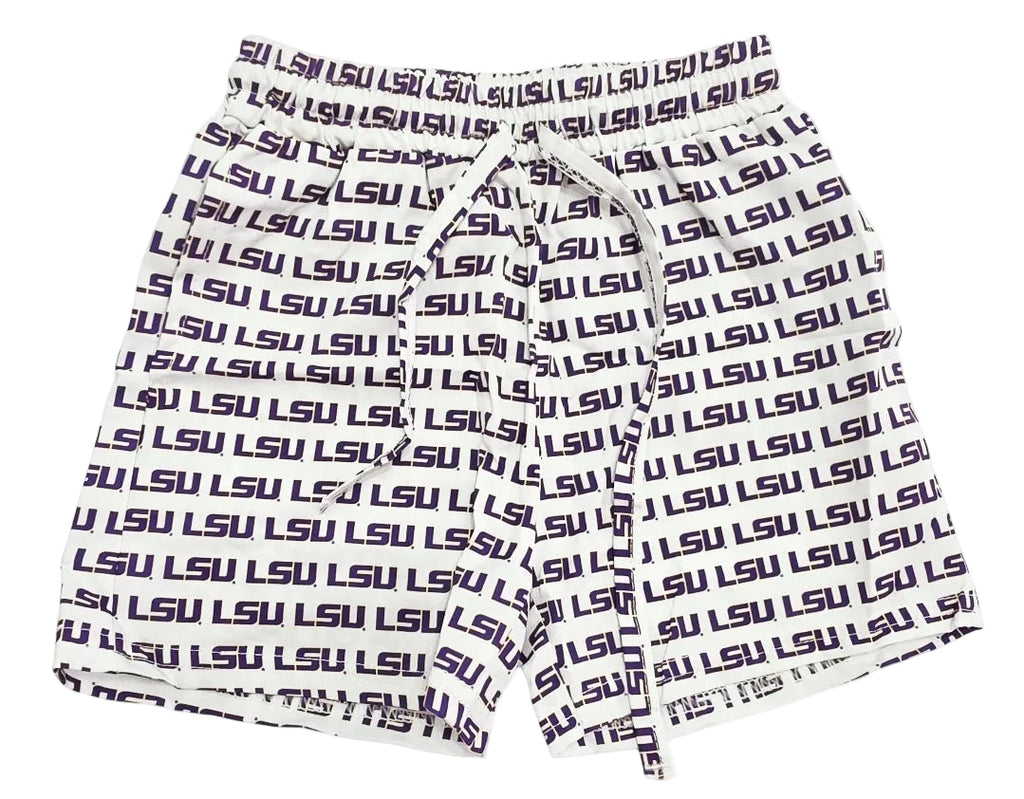 LSU Logo kids shorts (Offically Licensed)