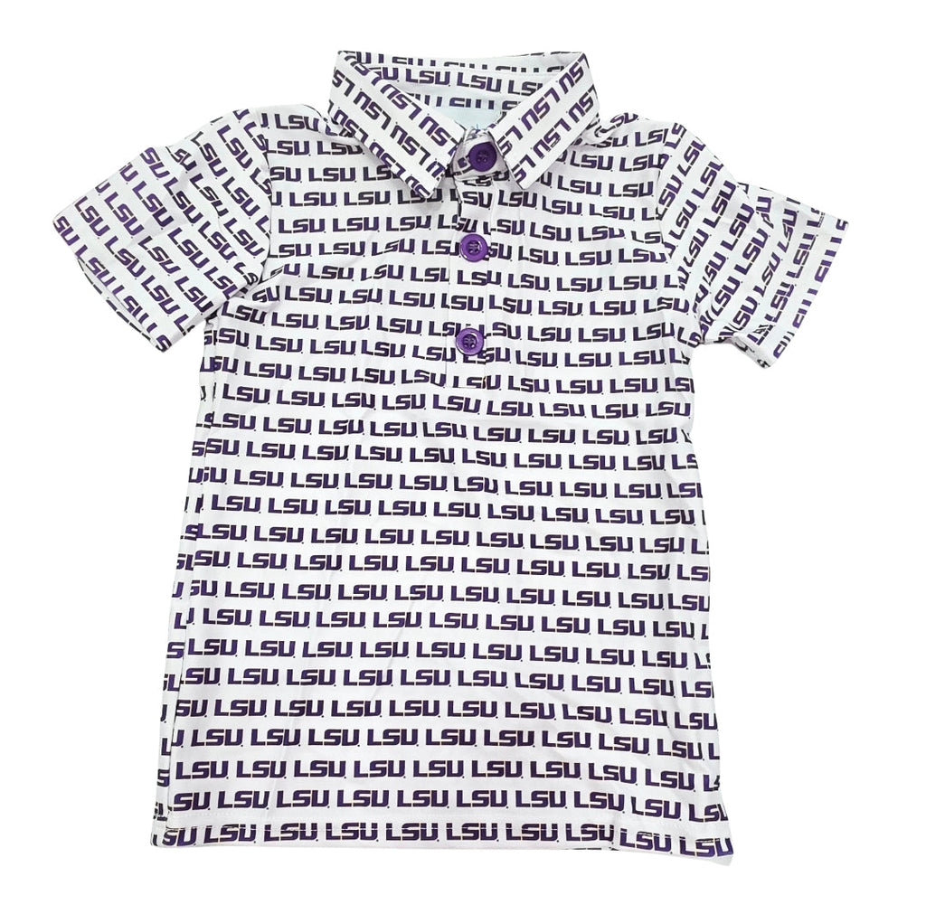 LSU Logo kids polo (Offically Licensed)