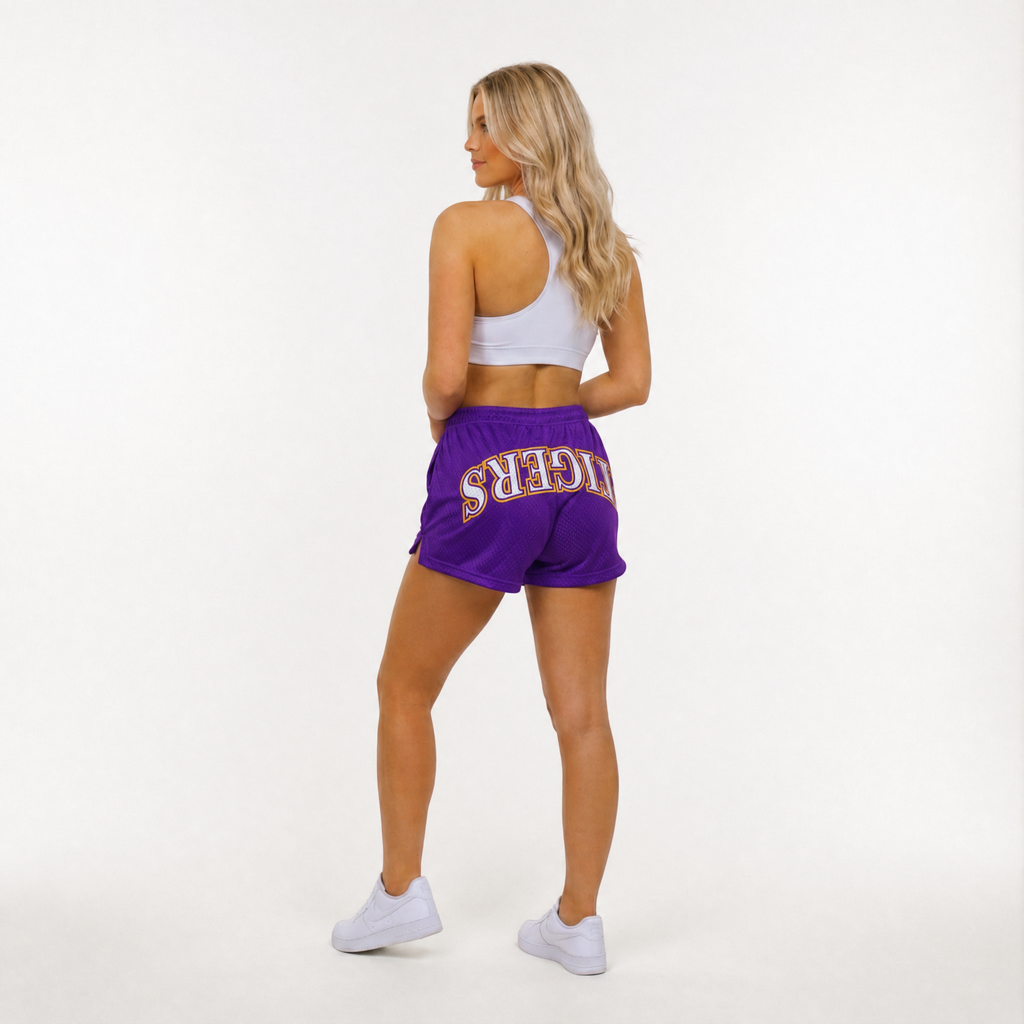 LSU Mesh Shorts | Women