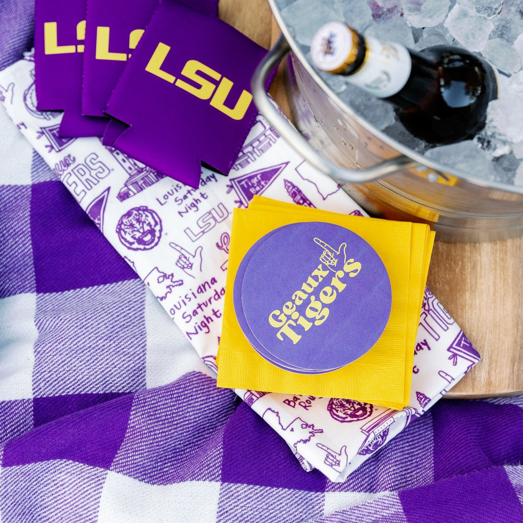 LSU Coasters Set of 25