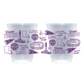 LSU Shatterproof Cups - Set of 8
