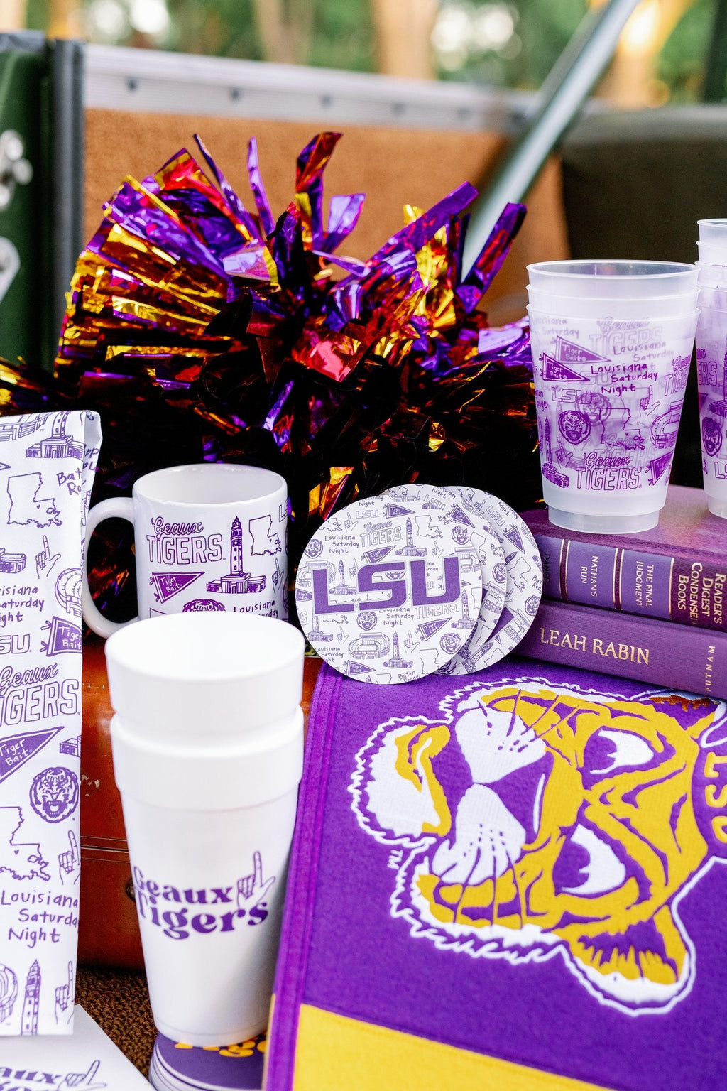 LSU Coasters Set of 25