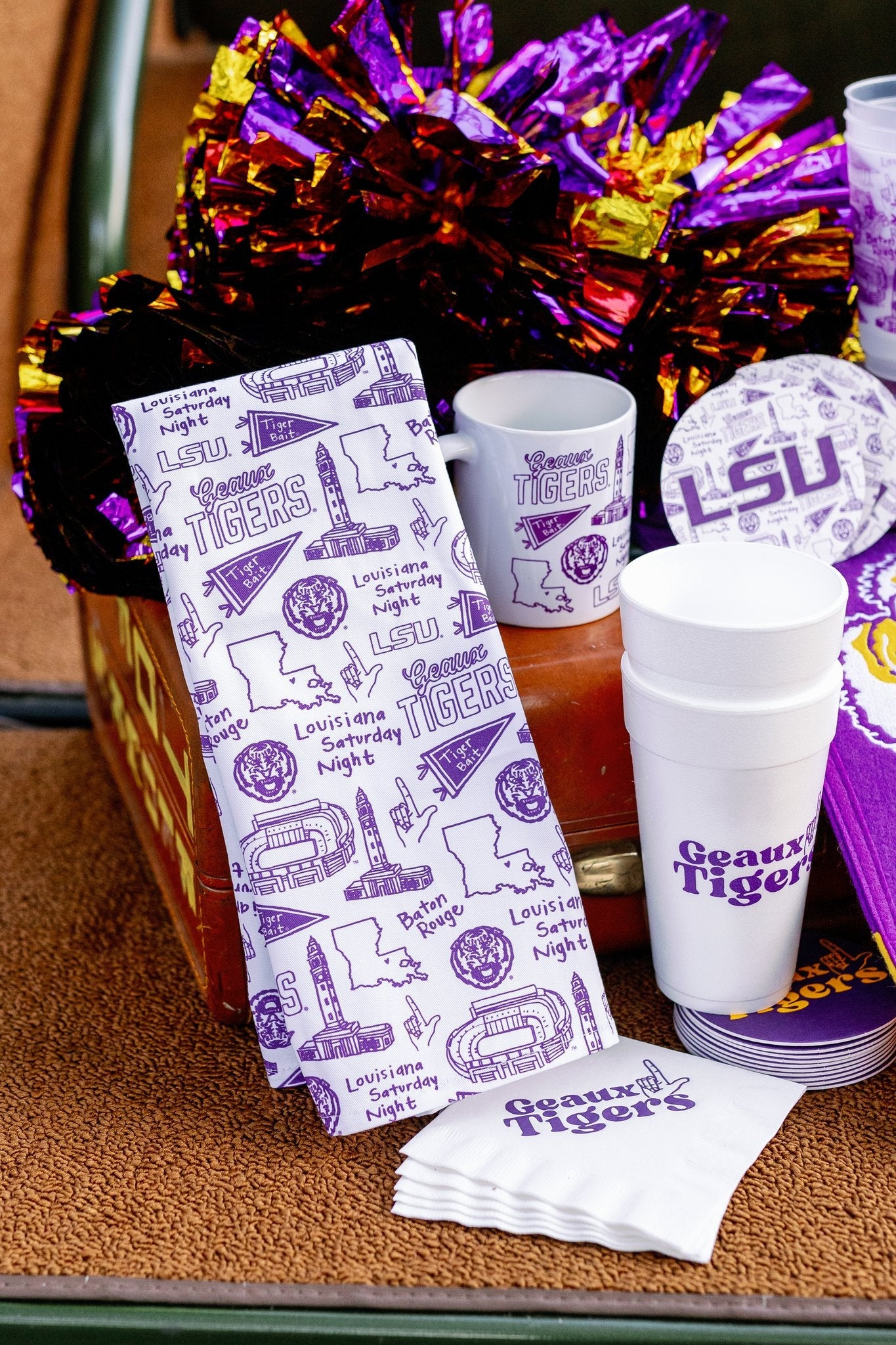 LSU Cotton Kitchen Towel