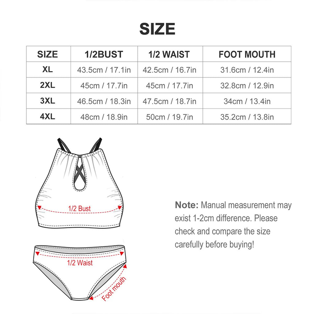 Plus Size HighWaisted Bikini Customized Services