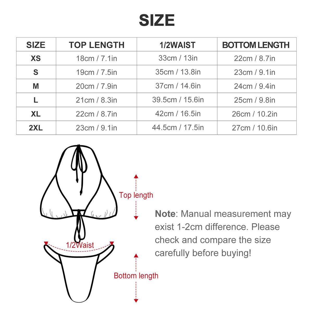 Thong Bikini Customized Services red black ombre